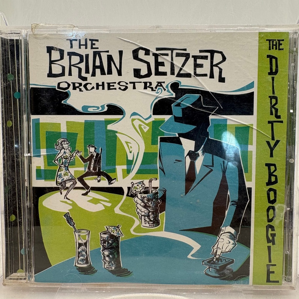 The Brian Setzer Orchestra The Dirty Boogie CD 1998 Swing Rockabilly INTD-90183